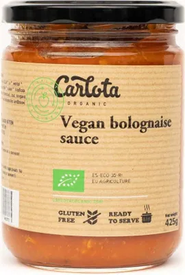 SOS BOLOŃSKI WEGAŃSKI BEZGLUTENOWY BIO 425 g - CARLOTA