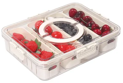 Produktbild von Lunchbox mit Deckel und Fächern