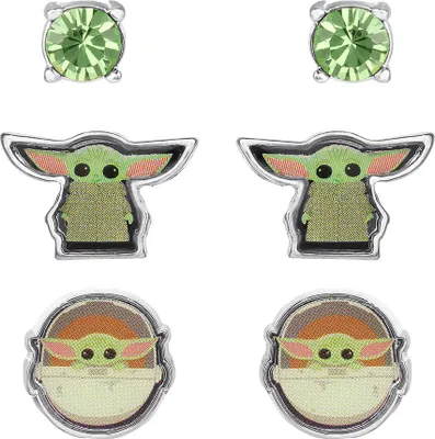 Produktbild von Peers Hardy - Zestaw Kolczyków Star Wars Baby Yoda, 3 pary biżuterii tematycznej