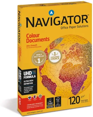 Produktbild von Navigator Color Documents 120g/m² DIN-A3 - 500 Blatt weiß