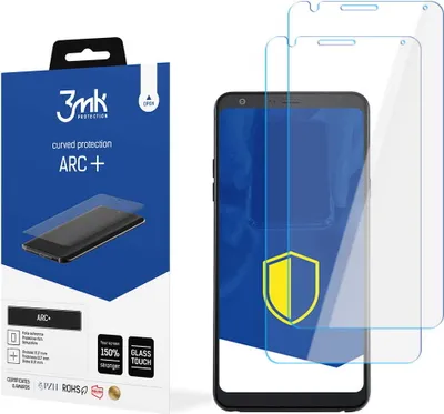 Produktbild von 3mk Display Schutzfolie ARC+ für LG Stylo 4  0,17mm Self-Heal (2 Stück)