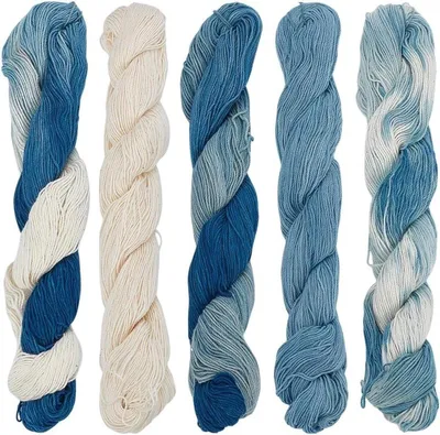 Sashiko Stickgarn-Set 5 Farben 110, Hauptbild