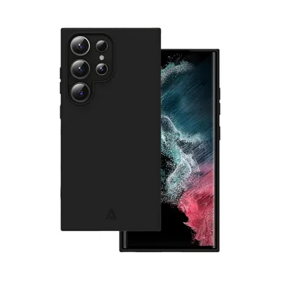 Produktbild von alkaya. Samsung Galaxy S22 Ultra Schutzhülle kompatibel mit Magsafe, Handyhülle, Silikonhülle - Schwarz
