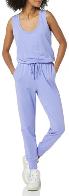 Obrázok produktu pre A. Dámsky celkový pyžamo Essentials z froté, vnútorná dĺžka nohavíc 68 cm (dostupný v...)