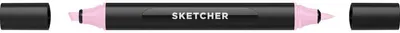 Produktbild von Molotow Twinmarker Sketcher brush+chisel P 150 fuchsia pink