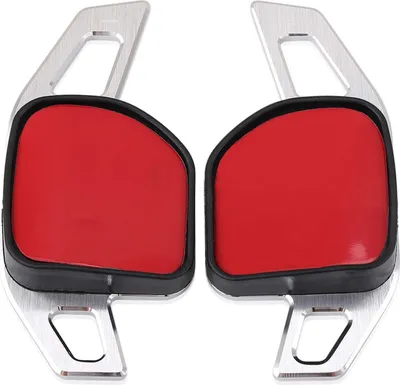 Produktbild von Overdrive-Racing Schaltwippen für Audi A1 A3 S3 A4 S4 RS4 A5 S5 RS5 A6 A6 S6 RS6 A7 S7 RS7 A8 S8 Q3 Q5 SQ5 Q7 DSG S-Tronic Typ-A Alu Silber