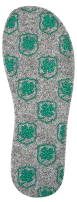 Produktbild von Glücksbringer Filzpantoffel, Farbe:mausgrau, Größe:38/39