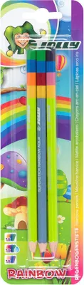 Produktbild von JOLLY SUPERSTICK RAINBOW Buntstifte farbsortiert, 3 St.
