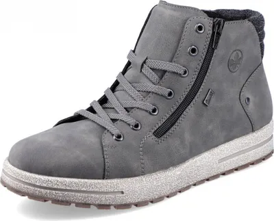 Produktbild von Rieker Herren Stiefeletten Warmfutter Schnürstiefelette 30721, Größe:41 EU, Farbe:Grau
