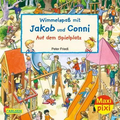 Obrázek produktu pro Maxi Pixi 320: VE 5 Wimmelspaß mit Jakob und Conni: Auf dem Spielplatz (5 Exemplare)