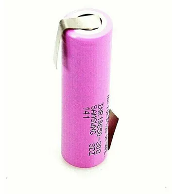 Produktbild von 1 x Samsung INR18650-30Q 3,6V -3,7V 3000mAh 15A Li-Ion Akku mit Lötfahne Z