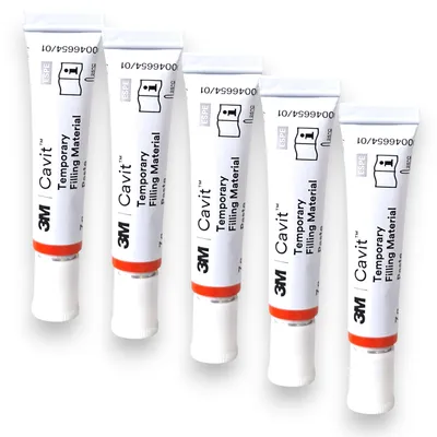 Produktbild von 5x Cavit Provisorisches Füllungsmaterial - 5x 7g
