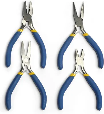 Produktbild von EXTOL CRAFT mini pliers 125mm 4pcs set,hot handle