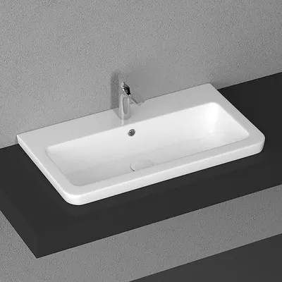 Zdjęcie produktu dla Umywalka do łazienki, szerokość 80 cm