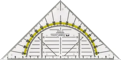 Image de FABER-CASTELL Geometrie-Dreieck klein 14cm