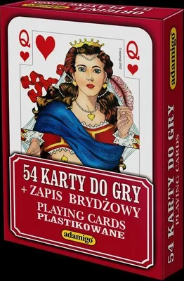 Zdjęcie produktu dla Karty do gry Adamigo 54 elementy