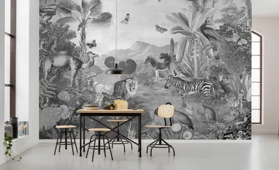 Produktbild von Komar Vlies Fototapete "Flora and Fauna" - Größe: 350 x 250 cm (Breite x Höhe), 7 Bahnen