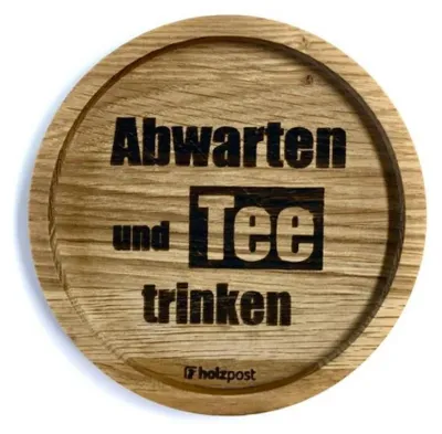 Produktbild von Holzuntersetzer "Tee"