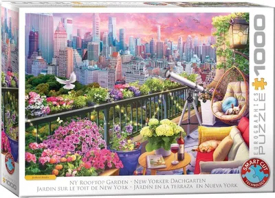 Immagine prodotto di Puzzle 1000 pezzi Eurographics New York Rooftop Garden