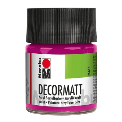 Immagine prodotto di Marabu 1401 05 014 Decormatt Acryl Magenta 50 ml