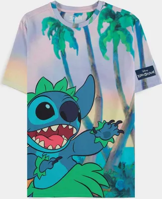 Obrázok produktu pre DIFUZED Disney Lilo & Stitch - AOP, Tričko, Dospelý, Žena, Viacfarebný, Obrázok, XL