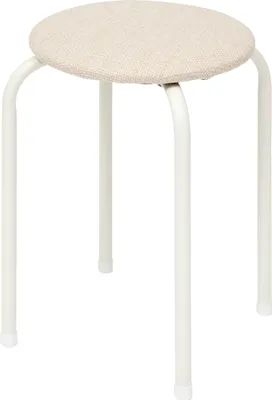 Produktbild von Flexy plus hocker beige aus meliertem stoff - 5 five simply smart