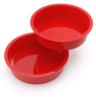 Obrázok produktu pre Silikónové formy na koláče, okrúhle, priemer 20 cm, 2 kusy, s nepriľnavou povrchovou úpravou
