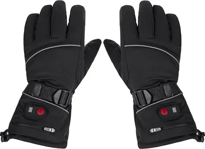 Produktbild von Beheizte Handschuhe, elektrischer Akku, beheizte Handschuhe für Männer und Frauen, 7,4 V 2200 mAh Akku-Handwärmer zum Skifahren, Radfahren, Motorradfahren, Schneehandschuhe für den Winter