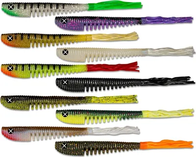 Produktbild von Monkey Lures Hairy Lui 20cm - 2 Gummiköder, Monkey Lures Farbe:Bugs Pumpkin