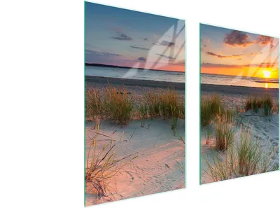 Produktbild von Glasschutzplatte Für Küche 65X52 Beach