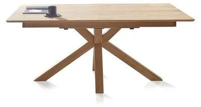 Produktbild von Auszugstisch Malle III 160-245x90 Schweizer Kante Eiche