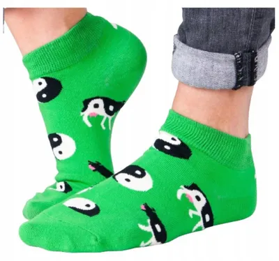 Image de YOCLUB Chaussettes Basses Homme Motif Vache Taille 39-42