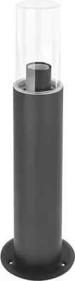 Obrázok produktu pre Vonkajšia stojacia lampa EMOS ZALA do záhrady s päticou E27, vodotesné cestné svetlo pre žiarovku E27 max. 15 W, z nehrdzavejúcej ocele na montáž na zem, ZGC0A0P