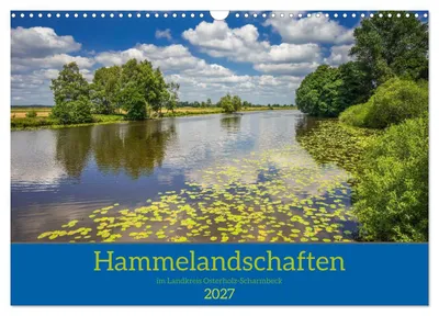 Produktbild von Hammelandschaften im Landkreis Osterholz-Scharmbeck (Wandkalender 2027 DIN A3 quer), CALVENDO Monatskalender