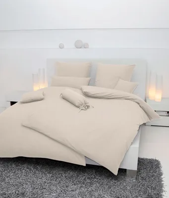 Produktbild von Janine Design Seersucker-Bettwäsche-Garnitur 125 PIANO Farbe naturell Größe 240x220+2x80x80