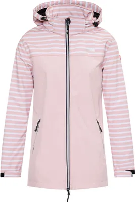 Immagine prodotto di Nordberg Maddy - Giacca estiva Softshell Outdoor Donna - Rosa a righe - Taglia S