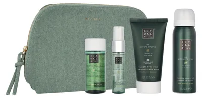 Zdjęcie produktu dla Zestaw upominkowy Rituals Jing: Żel pod prysznic 50 ml / Krem do ciała 70 ml / Olejek do masażu 50 ml / Balsam do ciała w sprayu 20 ml
