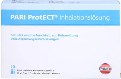 Produktbild von Pari Protect Inhalationslösung mit Ectoin Ampullen 10X2.5 ml
