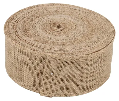 Obrázok produktu pre Solidchoice – Prírodná jutová stuha, 8 cm x 25 m, na dekoráciu