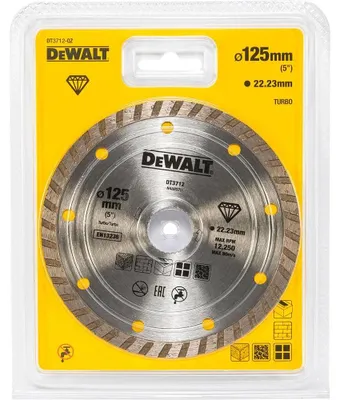 Produktbild von DeWALT DeWalt DT3712-QZ Lame pour scie Eco1 Turbo, Argent, 125mm