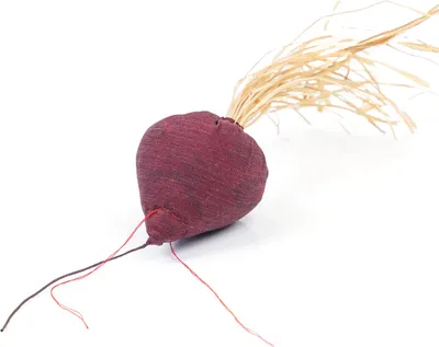 Produktbild von Katzenspielzeug mit Katzenminze · Rote Beete · handgefertigtes Spielkissen