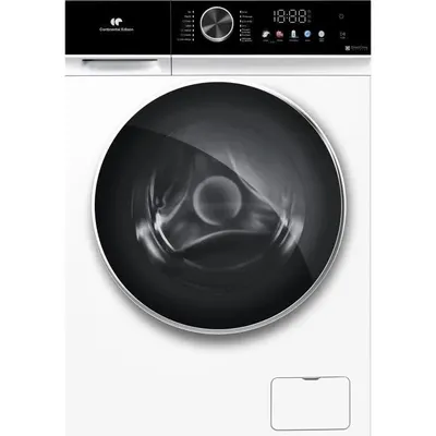 Produktbild von Frontlader-Waschmaschine – CONTINENTAL EDISON – CELL1012DDW1 – 10 kg – Direktinduktionsmotor ohne Riemen – 60 cm – 1200 U/min – Weiß