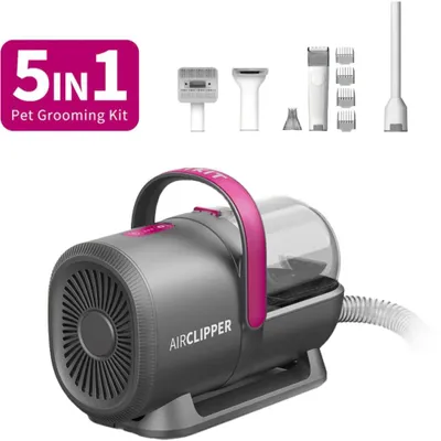 Produktbild von PETKIT DT5-EU, Katze / Hund, Staubsauger + Haarschneider, Schwarz, Violett, 1 Stück(e)