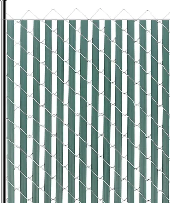 Zdjęcie produktu dla Panele Ogrodzeniowe Żaluzje Panel Zielone Podwójne Mocne 113 cm