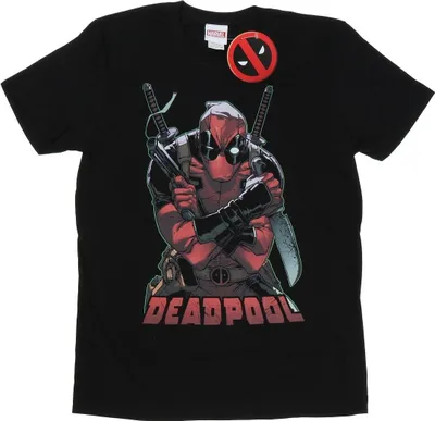 Obrázok produktu pre Marvel - Pánske tričko "Ready For Action" BI22703 (M) (Black)