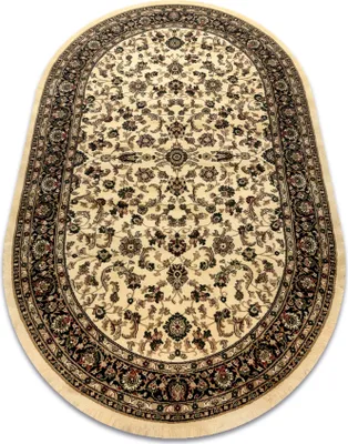 Produktbild von Teppich ROYAL ADR Oval modell 1745 Karamell beige 100x180 cm