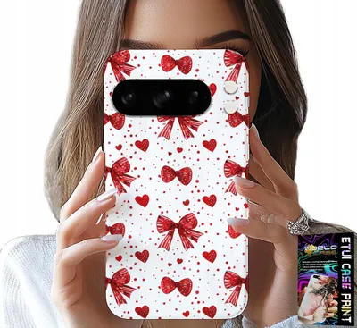 Obrázok produktu pre Puzdro pre Google Pixel 8 Pro - Červené stuhy, moderné vzory