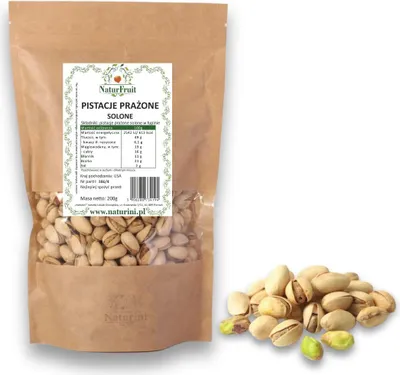 Zdjęcie produktu dla Pistacje Solone 200G Prażone Naturalne Świeże