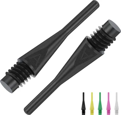 Produktbild von BULL'S AXX Soft Tips Short 6mm(2BA) - schwarz -- 1 Stck