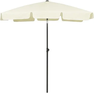 Productafbeelding van Tuinzonnescherm - Voor buiten - Overkapping - Kantelbaar - 180 x 120 cm - Zandgeel